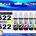 Ecotank ET-2800 Ink Refill Bottles Replacement for Epson 522 Ink Refill Bottles Work with Epson Ecotank ET-2800 ET-2803 ET-2720 ET-2840 ET-2400 (Not Sublimation Ink) 5 Bottles