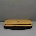 BAMBOO LAND- Toilet Paper Storage with Bamboo Lid for 12 Rolls, Black, Waterproof Bamboo Toilet Paper Holder Basket