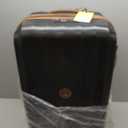 DELSEY PARIS Carrousel Hardside Expandable Luggage with Spinner Wheels, Navy, Checked-Large 28 Inch