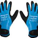 Monster & Master Safety Work Gloves Microfoam Nitrile, Touchscreen with Grip, Ideal for Warehouse, Home, Gardening, Fishing (Large)