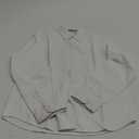 Boy's Long Sleeve Oxford Dress Shirts Solid Casual Button Down Collar Shirt Kids Formal Uniform Tops 12-13Y