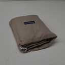 MongByYa Sleeping Bag Liner Lightweight Compact Sleeping Bag Sack Portable Clean Travel Sheet Camping Sleep Sheet for Backpacking Hotel Hiking (Light Khaki, 82.7 X 70.9)