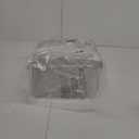 mDesign Wide Stackable Plastic Food Storage Organizer Bin Basket with Open Front for Household Kitchen Cabinets, Pantry, Offices, Closets, Bedrooms, Bathrooms - 10.2" Wide, 2 Pack - Clear