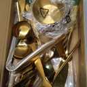 Gold Charcuterie Boards Accessories(26 PCS), Gift Box Packaging, With Ceramic Dip Bowls, Wooden Handle Cheese Spreader Butter Knive Set, Mini Tongs, Spoons, Forks,Honey Dipper, Cocktail Picks