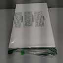 12 Pcs Christmas Paper Snowflake Lanterns, 3D Christmas Paper Star Lanterns with LED Lights, 10/12 Inch White Hanging Snowflake Lamps for Xmas Winter Frozen Weddings New Year Party Decorations