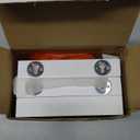 HAO Small Floating Shelf 6 inch Wall Mounted Mini Hanging Display Shelves for Living Room Bedroom Bathroom Set of 3 White