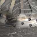 11.5"Front Brake Rotors Compatible with Harley Davidson Touring Sportster Dyna and Early Super Glide Softail 1984-2014 Replacement Mirror-Polished Brake Rotors Front