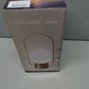 Cordless Portable Table Lamp, Gold 2600mAh Rechargeable Battery Operated Lamp, Stepless Dimming Touch Light, Small Bedside Nightstand Light for Bedroom Living Room Shelf Decor