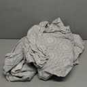 Comfort Spaces 100% Cotton Sheets Queen, Breathable, Naturally Cool Cotton Sheets, Soft Cotton Bed Sheets with 14" Elastic Pocket Fits up to 16" Mattress, All Seasons Sheet Set, Adelia Gray 4 Piece