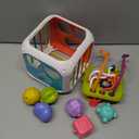 Montessori Toys for Toddler Girls Boys, Baby Sorter Learning Sensory Activity Cube, Toddler Girl Boy Birthday Gifts, Baby Toys 18+ Months