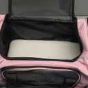 Henkelion Pet Carrier for Small Medium Cats Dogs Puppies up to 15 Lbs, TSA Airline Approved, Soft Sided, Collapsible Travel - Pink (17.0"L x 11.0"W x 11.0"H)