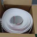 Peel and Stick Molding Baseboard Trim, 6 Inch Flexible Baseboard Molding Trim, Self-Adhesive Vinyl Wall Base Molding Trim(40Ft, White)