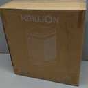 Mbillion Bathroom Trash Can with Lid-Stainless Steel Step Slim Garbage Can-Metal Wastebasket-10L/2.6 Gallon Rectangle Pedal Trash Bin for Narrow Office, Kitchen, Bedroom, Toilet-Soft Close, White