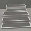 CiWiVOKi 3 Tier Expandable Spice Rack Organizer, White/Grey Plastic Spice Rack, Adjustable Length 14.6In25.8In, 2 Pack NonSkid Tiered Spice Shelf Organizer for Kitchen Cabinet, Cupboard, Pantry