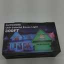 300FT Permanent Outdoor RGB Lights, IP67 Waterproof Smart Eave Lighting, with App/Remote Control Eaves Light, DIY LED Scenes Modes for House Roof Decor,Christmas,Party,All Holiday and Daily 