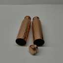 Craft Trade Pack of 2 Pure Copper Bottle with Lid and Carry Bag for Drinking Water BPA Free Leak Proof Boosts Immunity, Supports Digestive & Liver Health, Ayurveda Inspired 34oz - 1 Litre Natural (Natural Copper)