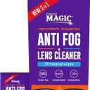 Nano Magic 2-in-1 Anti Fog & Lens Cleaning Wipes, Designed for Delicate Optics, Eyeglasses, Face Shields, Eyeglass Wipes with Invisible Nano Coating, Quick Dry, Streak-Free Lens Wipes, Pack Of 2