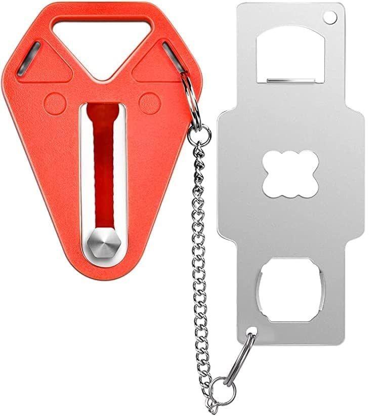 Travel Door Lock for Hotel Rooms Apartment Locks Home Security Defender Door Lock Latch Extra Door Locker from Inside Hotel Safety Door Locks for Travelers Portable Lock for Door Security