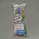 5 Pack Small Silicone Spatula Mini Rubber Turner High Heat Resistant Slotted Egg Fish Spatula Flipper Small Pancake Turner Mini Serving Cooking Kitchen Utensils (Red Blue Green Orange Pink)