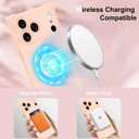 OOK Magnetic Case for iPhone 17 Pro 6.3 Inch [Wireless Charging Compatible] Soft TPU Solid Phone Cover Anti-Scratch Shockproof Protection Slim Case for Women Men - Pink
