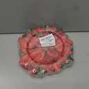 50 PCS Christmas Paper Plates Christmas Poinsettia Flower Shape Disposable Plates 7 inch Christmas Party Paper Plates Xmas Theme Dessert Plates Gift for Winter Holiday New Year Party Favor Dinnerware