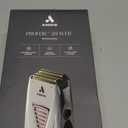 Andis TS-1 17235 Pro Foil Lithium Titanium Foil Shaver, Cord/Cordless, Smooth Shaving Cordless Shaver with Charger, Gray