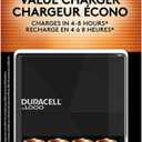 Duracell Ion Speed 1000-Battery-Charger for AA and AAA-Batteries, Includes 4 Pre-Charged AA-Rechargeable-Batteries, for Household and Business Devices