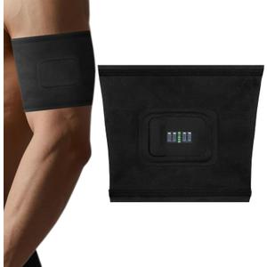 Arm Sleeve Accessory Compatible with Whoop 5.0 ONE/Peak/MG Life and Whoop 4.0 Fitness Life Tracker, Health and Fitness Wearable Heart Rate Monitor Accessories (Black)