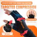 NEVVIS Compression Gloves Women Men, Arthritis Gloves for Women for Pain, Carpal Tunnel, Swelling Edema, Tendonitis, 1 Pair (Black, M)
