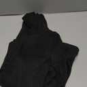 QBK Girls' Long Sleeve Fleece Turtleneck T-Shirt Kids Basic High Neck Casual Trendy Soft Base Layer Tee Tops(10 Years) (Black)