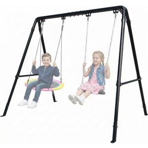 Porch Swing Stand, Adjustable Height Heavy Duty Metal Swing Stand