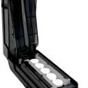 EZY DOSE Multi-Pill Cutter and Splitter with Dispenser, Cuts Multiple Pills, Vitamins & Tablets at Once, Stainless Steel Blade, Easy-to-Use, Travel Size Pill Organizer for Seniors and Adults (Black)