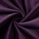 JUSPURBET Velvet Pillow Covers Set of 2 Decorative Throw Pillow Covers for Couch Sofa Bed Soft Cushion Covers Cases with Hidden Zipper for Living Room Home Decor 18x18 inch,Eggplant Purple