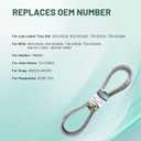 954-04329A Mower Deck Belt for 954-04329 754-04329 754-04329A 490-501-C067 Compatible with MTD/Cub Cadet 54" Deck RZT- L54 S54 LX54 ZT1-54 ZT-S54 Z6900 Zero Turn Mowers (5/8" x 148 1/4")