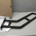 Handrail for Outdoor Grab Bar Frossvt Wall Mount Handrail, 25.8'' Garage, Porch, Garden 1 to 3 Steps Stairs Black