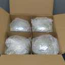 KI Store 4pcs Disco Christmas Balls 6-Inch Gold Large Mirror Christmas Tree Ornaments for Xmas Decor