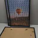 16x24 Picture Frame Black for Wall Mounting Set of 3, Horizontal and Vertical Formats for Wall Hanging, Wood 16x24 Frame, Black, 3 Pack