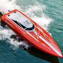 UDI005 Large Remote Control Boat for Adults Experts 14y+ RC Brushless Watercraft 50km/h 31mph 3S Battery 4WD Full-Functions 25inch RC Sail