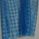 Yimobra Non Slip Bath Mat, Super Strong Suction Cups,34.5"x15.5"Long Tub Mat with Drain Holes, Machine Washable Fast Draining Shower Mats, Bathroom Essentials,Clear Blue