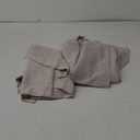 H.VERSAILTEX Primitive Linen Curtains 100% Blackout Curtain Drapes Burlap Curtains with White Thermal Insulated Liner, Grommet Top Drapes Living Room/Bedroom (2 Panels, 42 x 45 Inch, Natural)