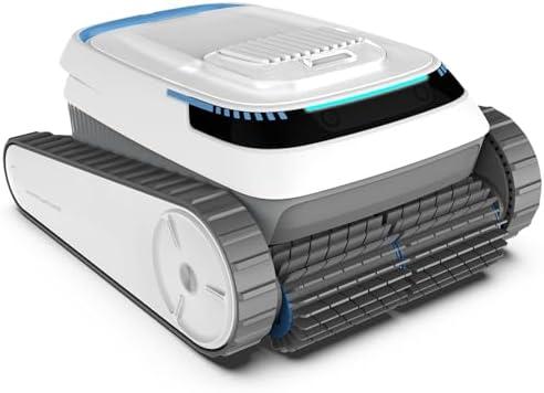 BOTLUXE Pool Vacuum for Inground Pools and Above Ground Pools, Wall Climbing Pool Cleaner Robot, 45000 Pa Power, Smart Navigation, Ideal Pool Vacuum Robot for Wall, Waterline, Floor.
