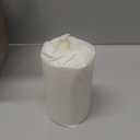 Simply Soson Ivory Pillar Candles - Set of 6, 2.5x4 Inch, Emergency & Tall, Unscented Wax Candles