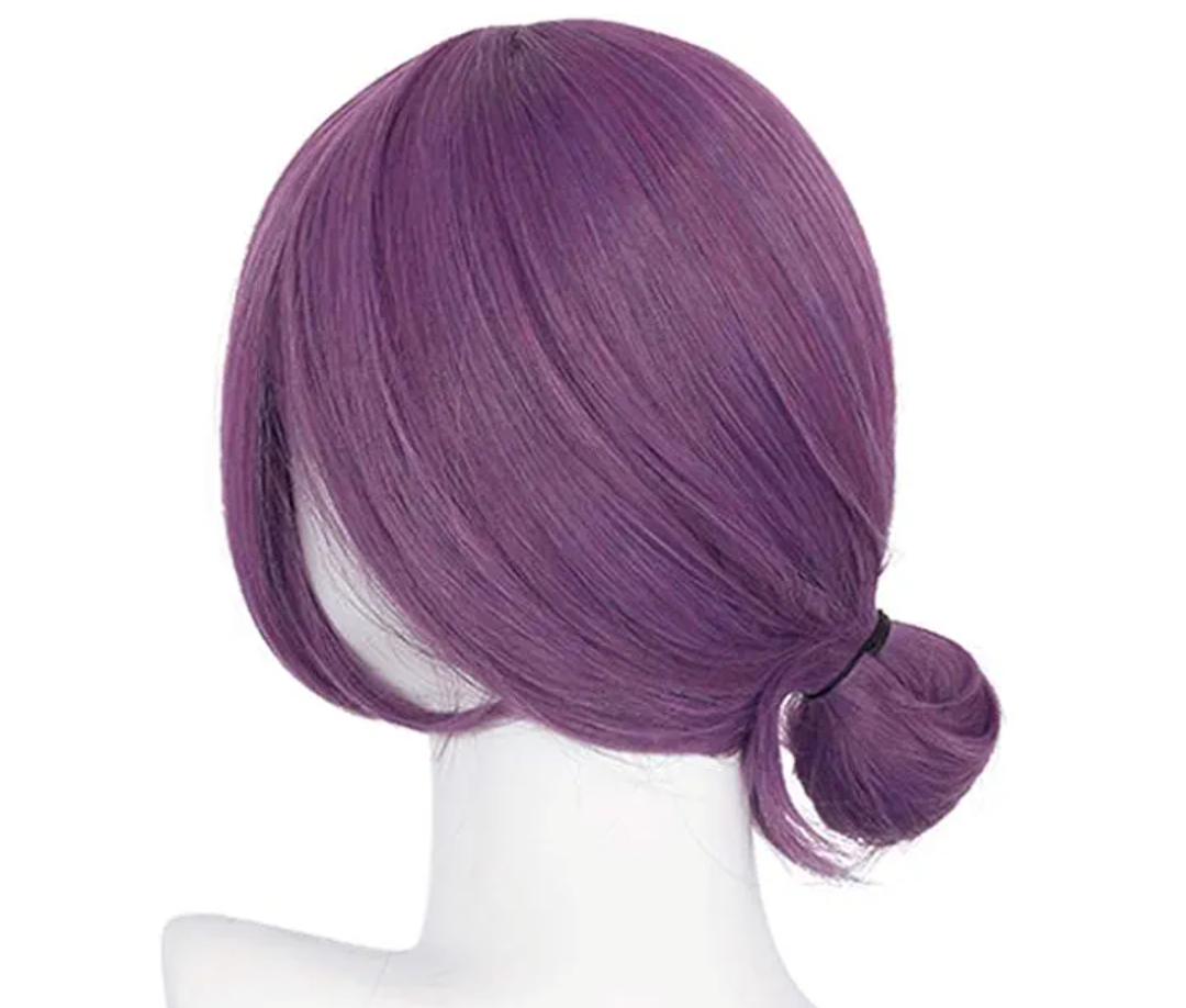 Purple Cosplay Wig with Bangs