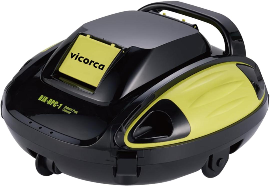 Automatic Robotic Pool Cleaner, 150 Mins Runtime Cordless Pool Vacuum, Self-Parking for Above-Ground Pools up to 914 Sq.Ft.