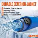 25FT Heated Water Hose for RV,Heated Drinking Water Hose,Lead and BPA Free,1/2"Inner Diameter,Temperatures Down to -47F,Rv Accessories for Campers, Livestock, Agriculture