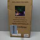 4.2Ft Giant Spider Halloween Decorations Outdoor 52" Light Up Spider with 90 LED Lights for Front Yard, Porch, Garden, Lawn, Halloween Party (Green) (Zz-002)