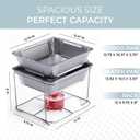 Alpha Living 6 Pack - Disposable Chafing Dish Buffet Set, Half Size Pans, Welded Body Food Warmers for Parties, Fuel Cans Complete Set, Warming Trays