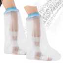 Cast Shower Cover Leg Waterproof Foot Cover Shower, Cast Protector for Shower Leg Adult, ACL Recovery Must Haves, Cast Shower Cover, Reusable Waterproof, Soft Silicone Gifts