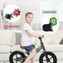 KRIDDO Toddler Balance Bike 2 Year Old, Kids Balance Bike for 2-5 Years Old, Dual Bearing for Smoother Riding, Adorable Plate, Adjustable Seat and Handlebar, Toddler Bike Gifts Age 2-3, Green