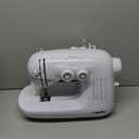 Mueller Machine For Sewing,110 Stitch Applications, Foot Pedal, LED Light, Buttonhole, Button & Zipper Sewing, User friendly, Thread Cutter and Removable Accessories Storage, White
